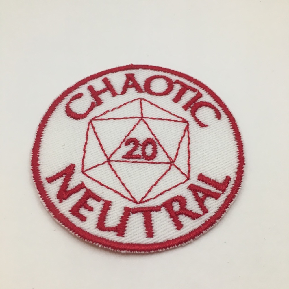 D&D Chaotic Neutral sew on patch